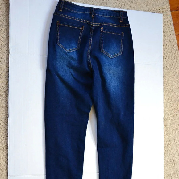 SHEIN Dark Wash Skinny  Jeans - Picture 3 of 6
